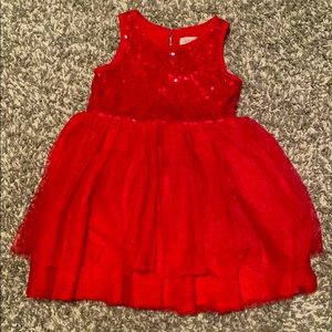 Cat & Jack 2T red tutu dress